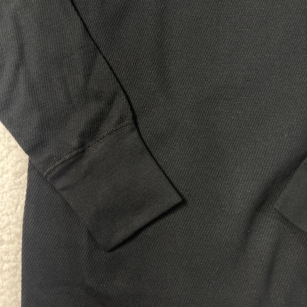 Carhartt Heavyweight Cotton Thermal Crewneck Top Black Men's Size S VTG NWT - Picture 7 of 16